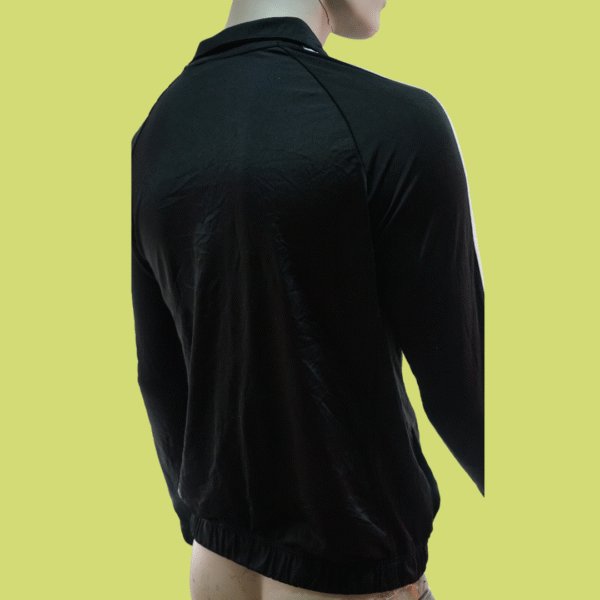 Casaco Adidas - Sem Capuz - Preto com riscas - Image 3