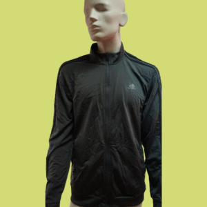 Casaco Adidas - Sem Capuz - Preto riscas pretas