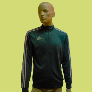 Casaco Adidas - Sem Capuz - Verde riscas brancas