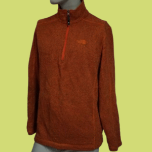 Camisola Polar The North Face – Laranja Queimado com Fecho 1/4