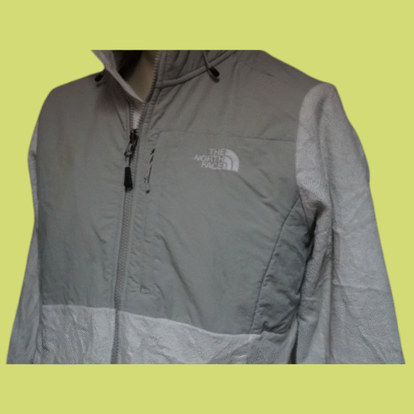 Casaco The North Face com Capuz – Híbrido Cinzento e Branco - Image 4