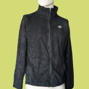 Casaco Polar The North Face Preto – Clássico com Fecho Completo - Feminino