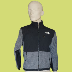 Casaco Polar The North Face Denali Fleece Cinza e Preto