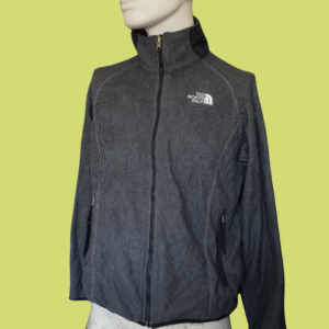 Casaco Polar com Fecho Frontal The North Face – Cinzento Escuro