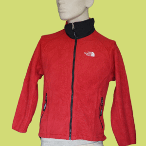 Casaco Polar Feminino - The North Face - Vermelho com detalhes em preto